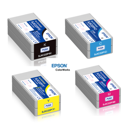Les Cartouches d'encre C3500 d'Epson ColorWorks