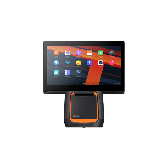Sunmi T2s, 39,6 cm (15,6''), CD, Android, noir, orange
