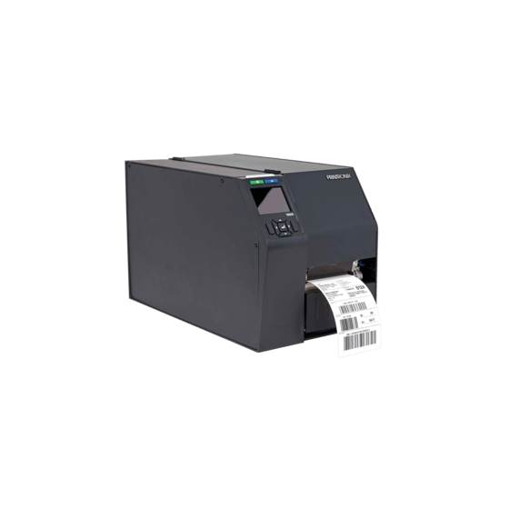 Printronix T83X4, 12 pts/mm (300 dpi), décolleur, ré-enrouleur, USB, RS232, Ethernet, GPIO