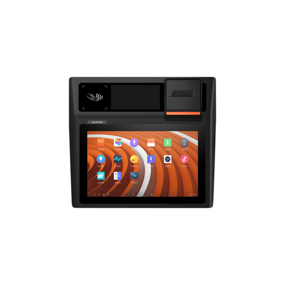 Sunmi D2 Mini, 4G, NFC, 25,7cm (10,1''), CD, Android, noir, orange