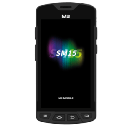 M3 Mobile SM15 X, 1D, BT (BLE), WiFi, 4G, NFC, GPS, GMS, Android