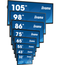 iiyama ProLite TW2223AS-B1, 54,6 cm (21,5''), capacitif projeté, 10 pts, Full HD, USB, BT, Ethernet, WiFi, noir