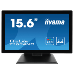 iiyama ProLite T16XX, 39,6 cm (15,6''), capacitif projeté, 10 pts, Full HD, USB, en kit (USB), noir
