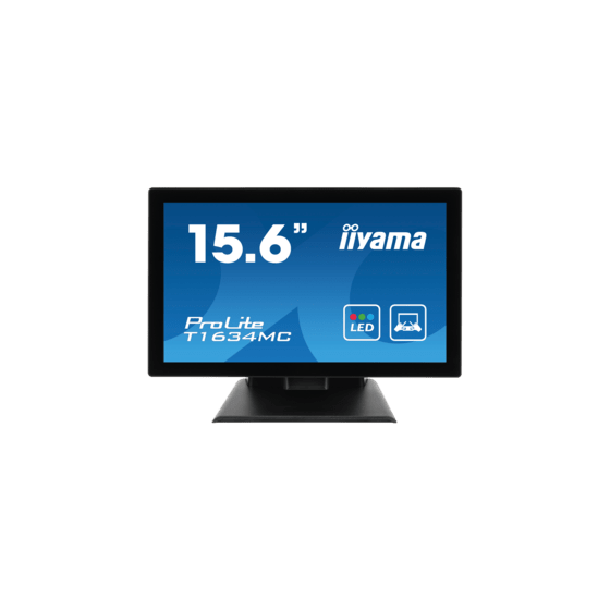 iiyama ProLite T16XX, 39,6 cm (15,6''), capacitif projeté, 10 pts, Full HD, USB, en kit (USB), noir